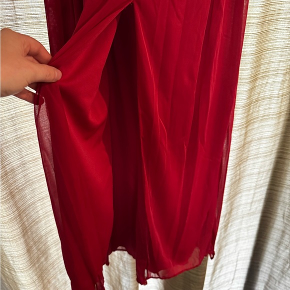 David’s Bridal | One Shoulder Long Lace Dress Bridesmaid - Picture 6 of 9